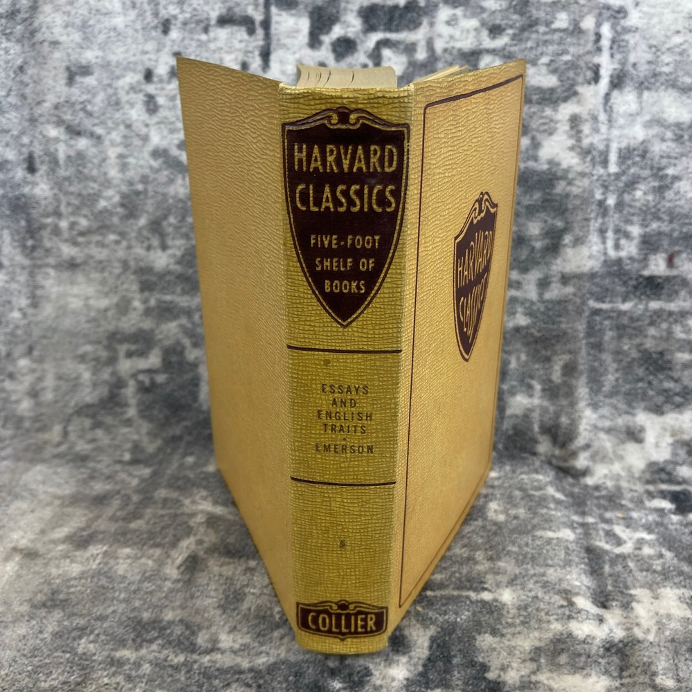 Harvard Classics Vol 5 Emerson Essays and English Traits Collier  Scholarcore